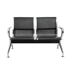 Waiting Area Bench - Chrome 2 seats