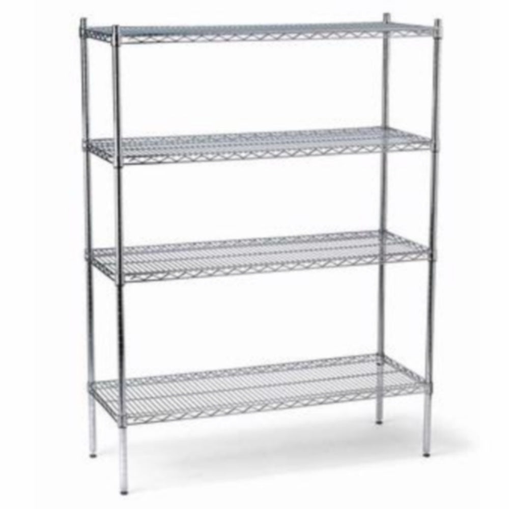 Storage Shelves Unit - Wire Chrome