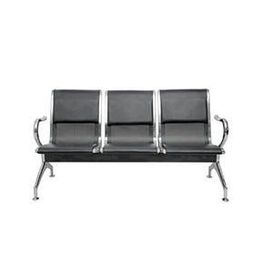 Waiting Area Bench - Chrome 2 seats