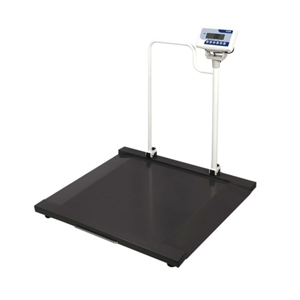Wheelchair Scale with handrail