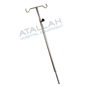 IV Pole - 2 Hooks - 12 mm Round Bar/Adjustable