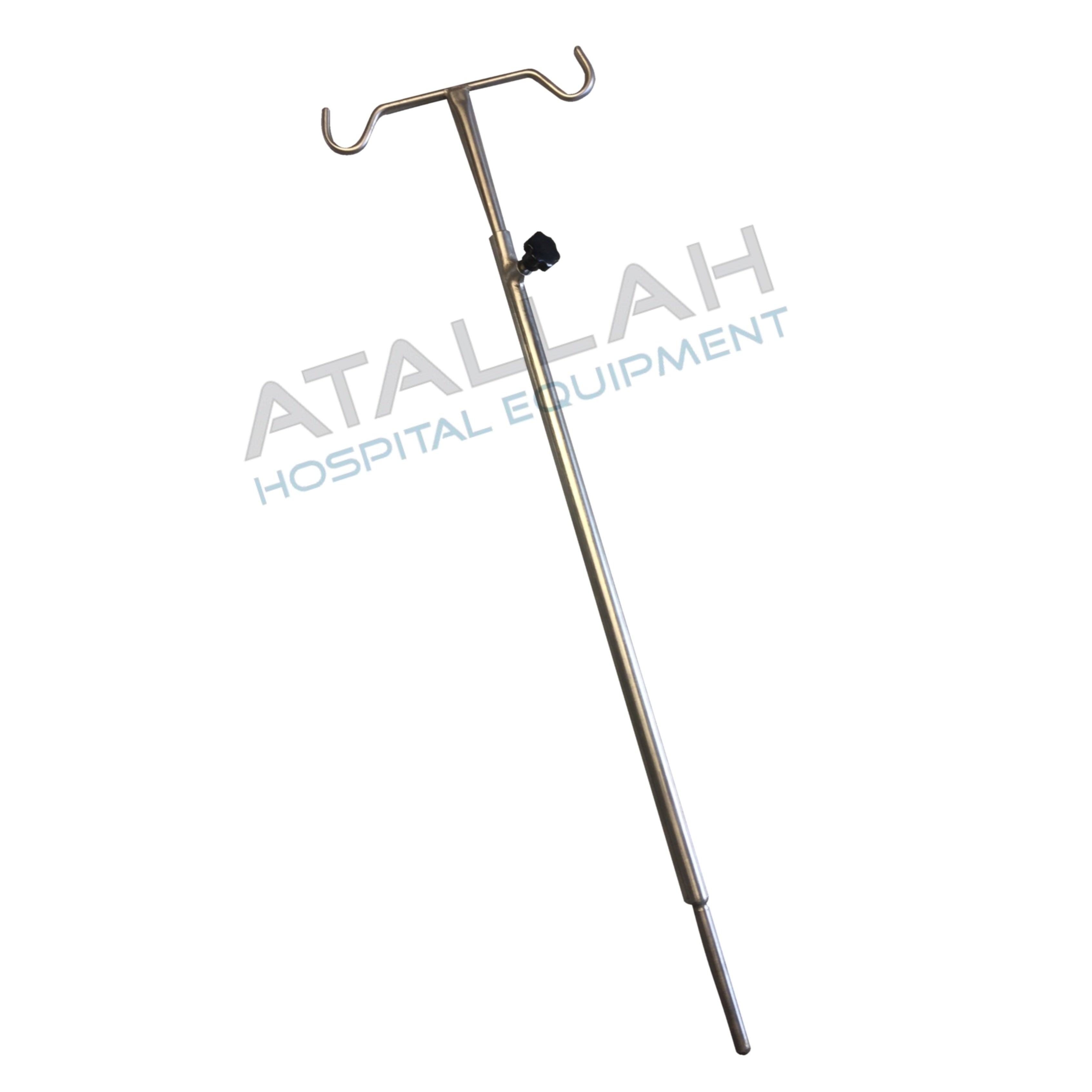 IV Pole - 2 Hooks - 12 mm Round Bar/Adjustable