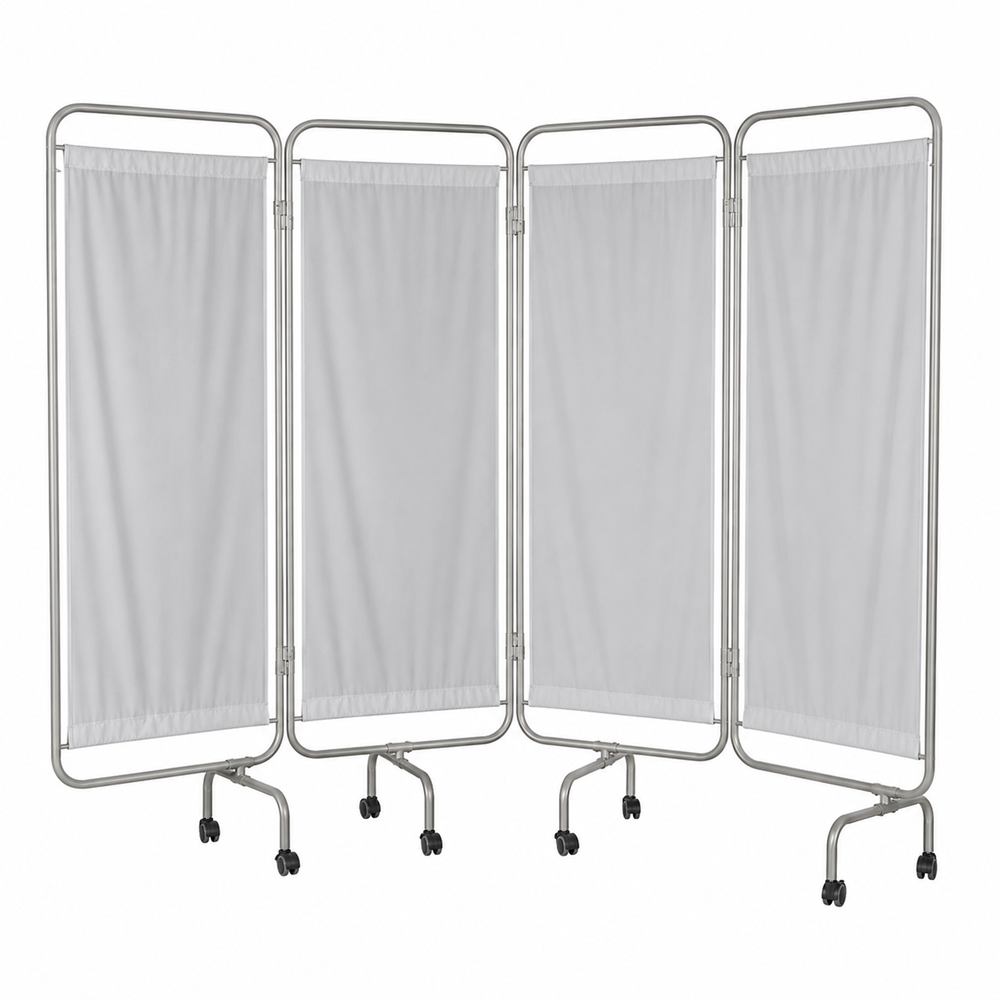 Bedside Screen - 4 Panels Powder Coated