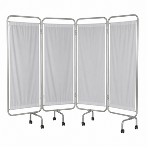 Bedside Screen - 4 Panels Powder Coated