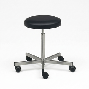 Stool Revolving Hydraulic Lift Stainless Steel Base