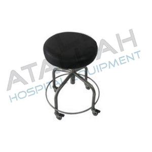 Stool Revolving Manual With Foot Ring