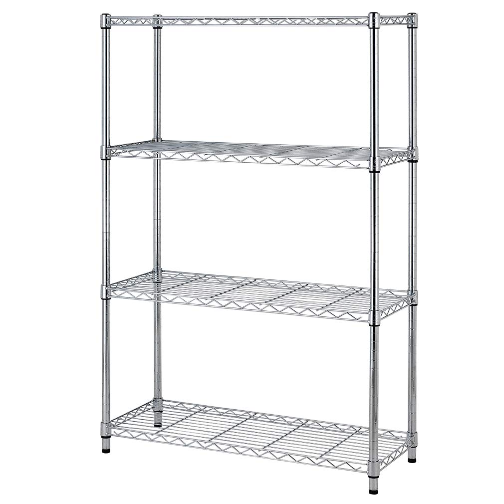 Storage Shelves Unit - Wire Stainless Steel
