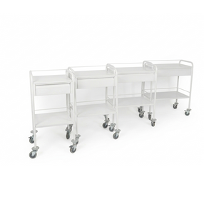 Dressing / Medication Trolley - 1 Drawer Powder Coated