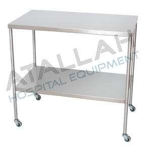 Instrument Trolley - 2 Shelves 70W x 50D cm Without Barriers