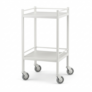 Instrument Trolley - 2 shelves 50W x 50D cm with barriers