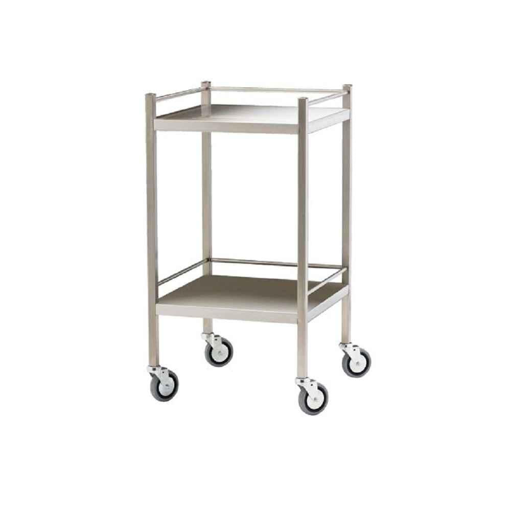 Instrument Trolley - 2 shelves 50W x 50D cm with barriers
