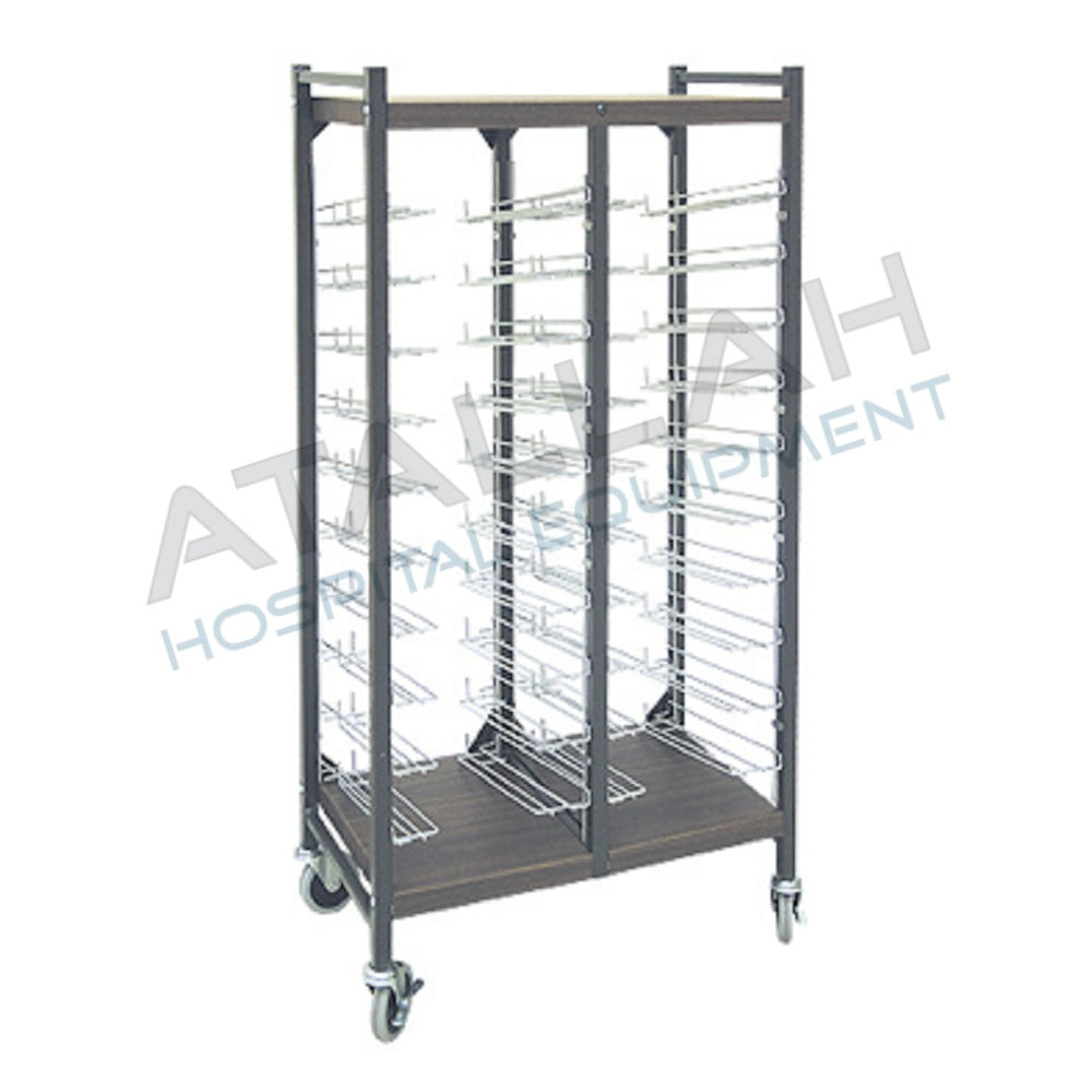 Patient File Trolley - Open Wire