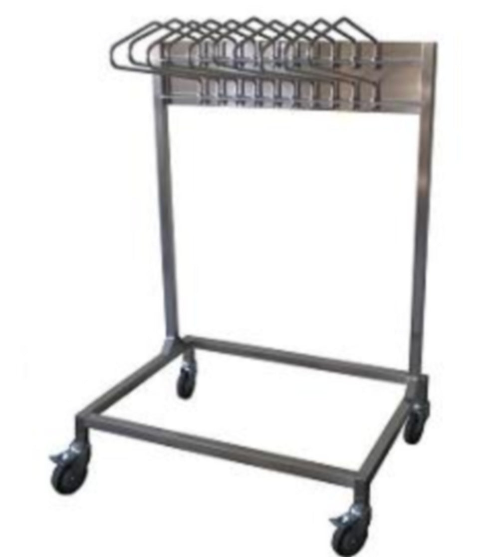 Lead Apron Rack - Mobile 4 Hooks