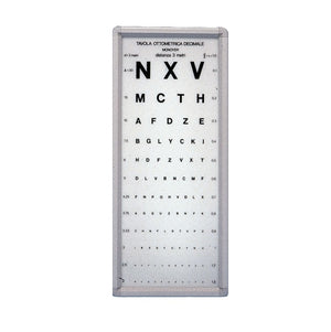 Optometric Chart - Illuminated