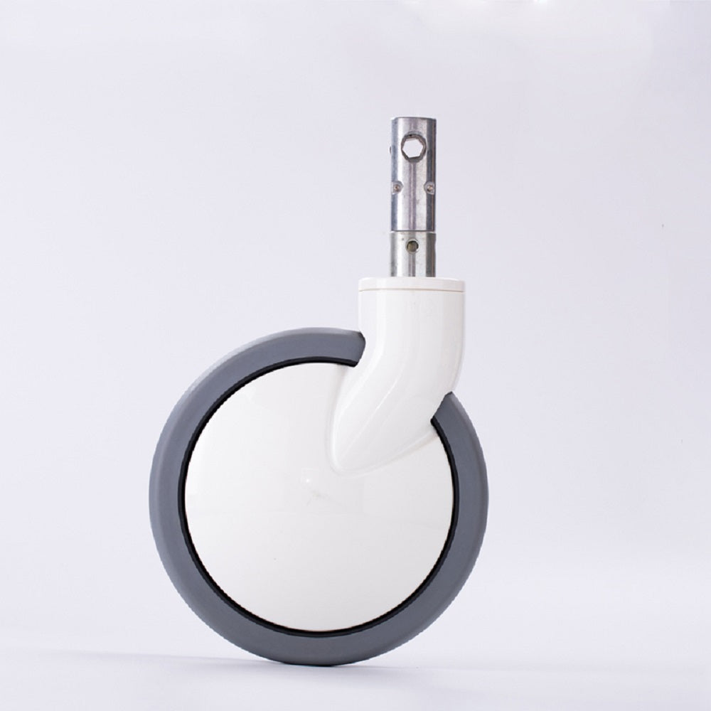 Castor/Wheel for Bed/Stretcher - 200 mm diameter central lock