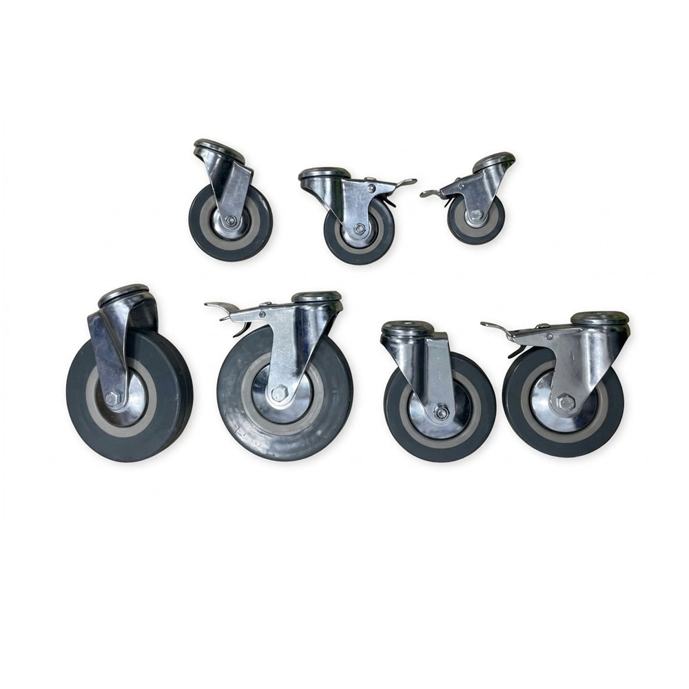 Castor/Wheel for Bed/Stretcher - 50/75/100 mm mold