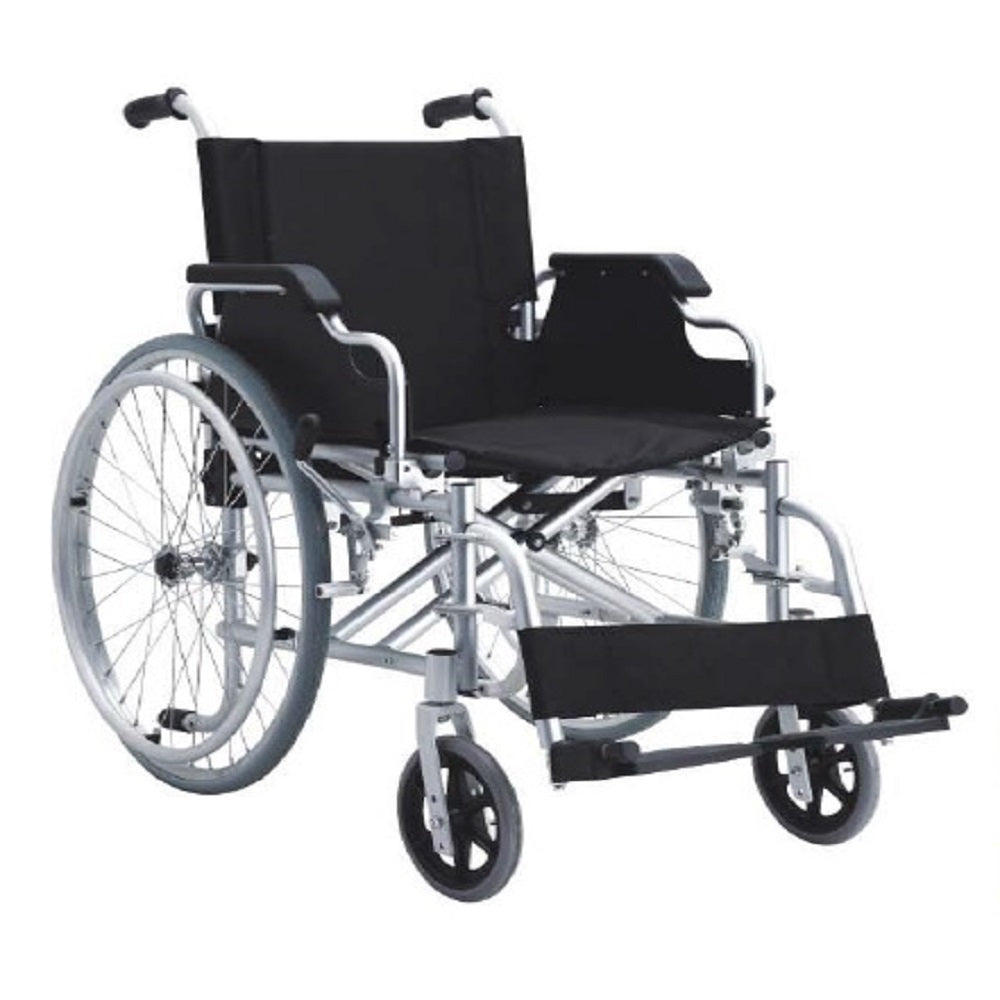 Wheelchair - 45 cm seat width aluminum