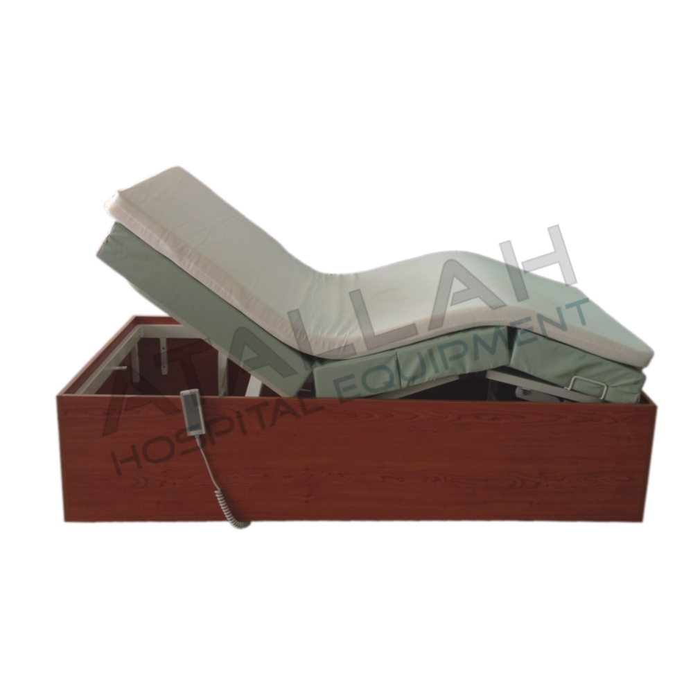 2 Function Electric Bed - Wood