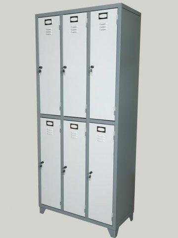 Lockers - 6 Panels / 2 Rows