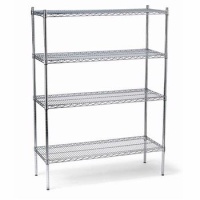 Storage Shelves Unit - Wire Chrome