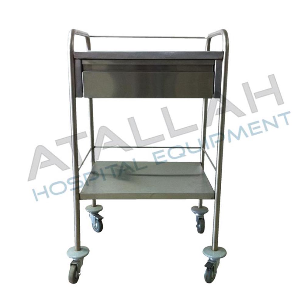 Dressing / Medication Trolley - 1 Drawer Stainless Steel