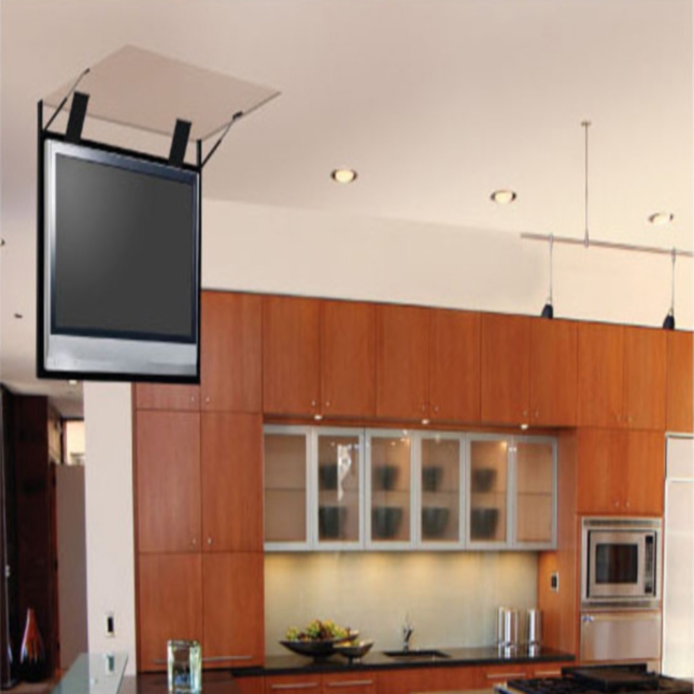 Electric Flip Down Ceiling Tv Lift System Atallah Hospital And