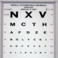 Optometric Chart - Illuminated