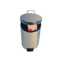Bin Waste with Pedal - 12 liters Stainless Steel