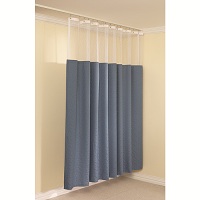 Cubicle Curtain Track with Mesh