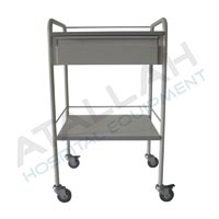 Dressing / Medication Trolley - 1 Drawer Powder Coated