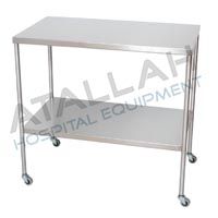 Instrument Trolley - 2 Shelves 50W x 50D cm Without Barriers