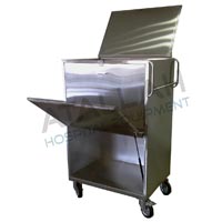 Laundry Collection Trolley with Opening Door Hydraulic